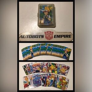 Vintage 1999 POKEMON POKER CARDS 54 PACK DECK TCG Cards Pikachu Charizard base x